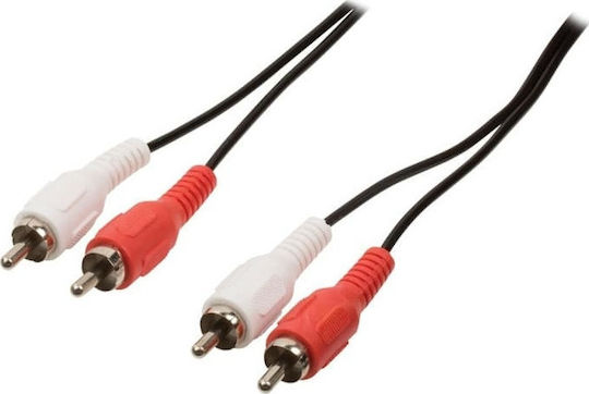 Nedis Cablu RCA de sex masculin - RCA de sex masculin 10m CAGP24200BK100