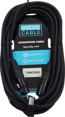 Bridge Cable Kabel XLR-Stecker - XLR-Buchse Schwarz 5m (TMC04C)