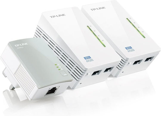 TP-LINK TL-WPA4220T KIT v5 Powerline Triple Wi‑Fi 4 and 2 Ethernet Ports