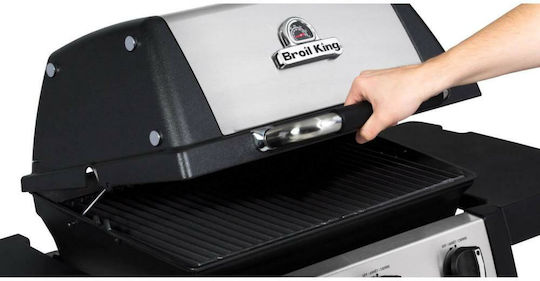 Broil King Gem 310 Grătar pe gaz Din fontă Grătar 55bucx34buccm cu 3 buc 6.9kW