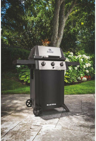 Broil King Gem 310 Grătar pe gaz Din fontă Grătar 55bucx34buccm cu 3 buc 6.9kW