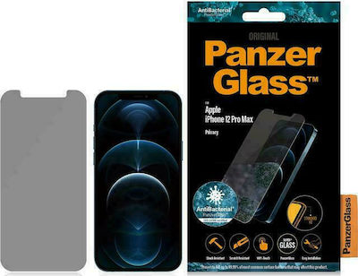 PanzerGlass Standard Fit Anti Bacterial Privacy Tempered Glass (iPhone 12 Pro Max)