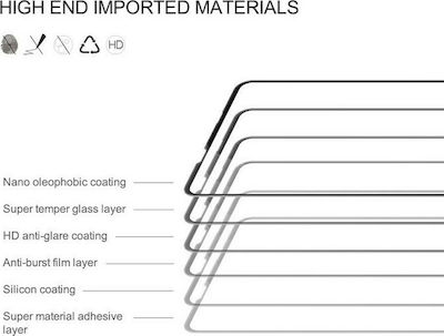 Nillkin Amazing CP+ Pro 2.5D Закалено стъкло за цялото лице (Redmi Note 9S / 9 Pro / 9 Pro Max - Редми Ноут 9С / 9 Про / 9 Про Макс)