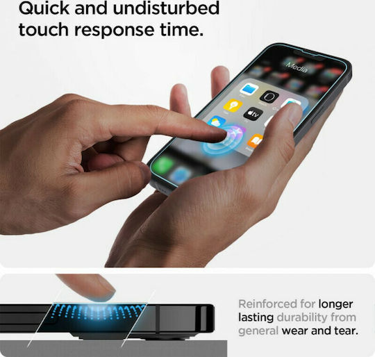Spigen EZ FIT GLAS.tR SLIM 2.5D Tempered Glass 2τμχ (iPhone 13 mini)