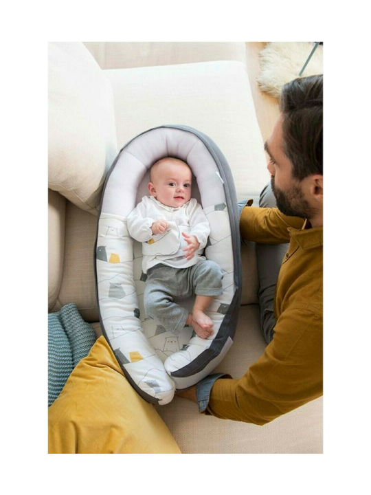 Doomoo Baby Nestkissen Cocoon Bear Gray