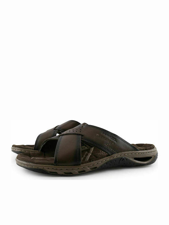 Pegada Men's Leather Sandals Brown 131661-03