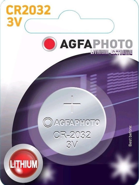 AgfaPhoto Batterie Lithium für Uhren CR2025 3V 1Stück