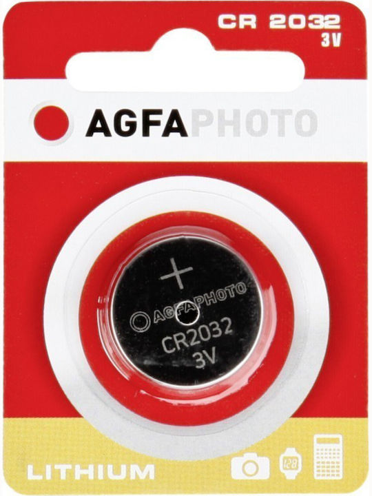 AgfaPhoto Μπαταρία Λιθίου Ρολογιών CR2032 3V 1τμχ