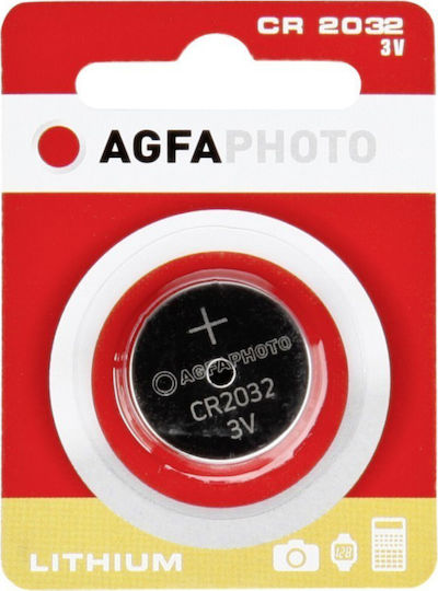 AgfaPhoto Μπαταρία Λιθίου Ρολογιών CR2032 3V 1τμχ