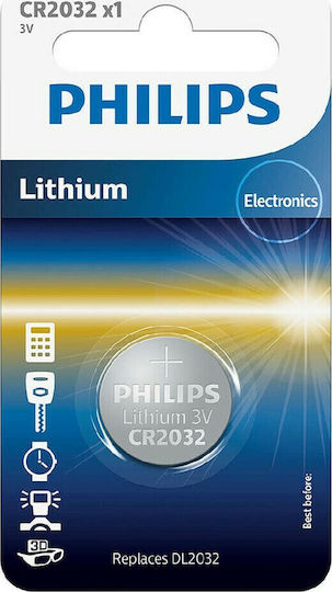 Philips Batterie Lithium für Uhren CR2032 3V 1Stück