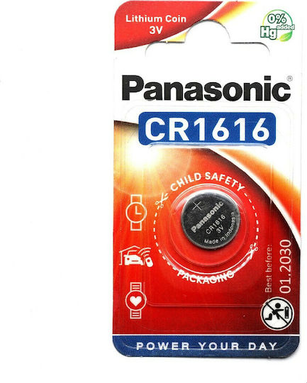 Panasonic Cell Power Batterie Lithium CR1616 3V 1Stück