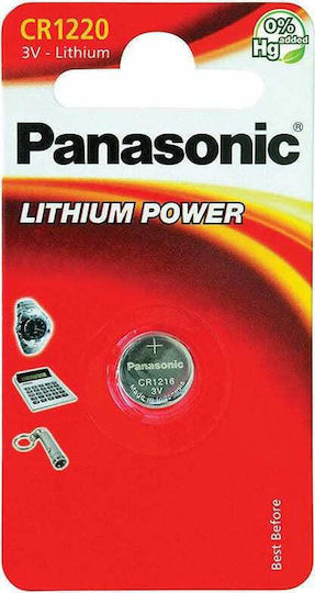 Panasonic Cell Power Batterie Lithium CR1220 3V 1Stück