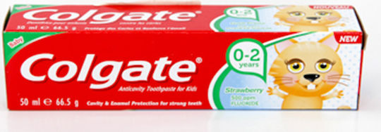 Colgate Baby Toothpaste for 0m+ with Strawberry Flavor 50ml