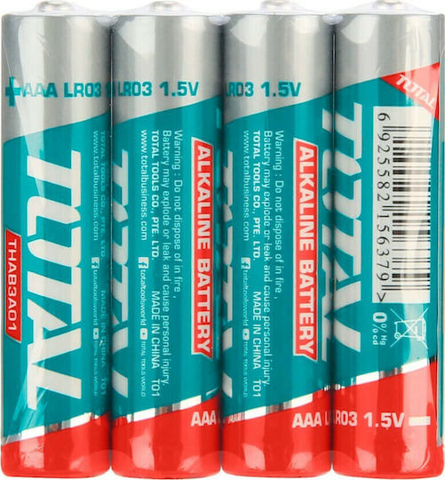 Total Baterii Alcaline AA 1.5V 4buc THAB2A01