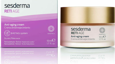 Sesderma Reti Age Feuchtigkeitsspendend & Anti-Aging Creme Gesicht mit Retinol 50ml