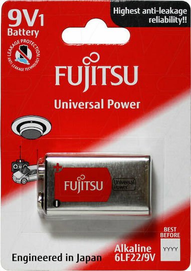 Fujitsu Alkaline Battery 9V 1pcs