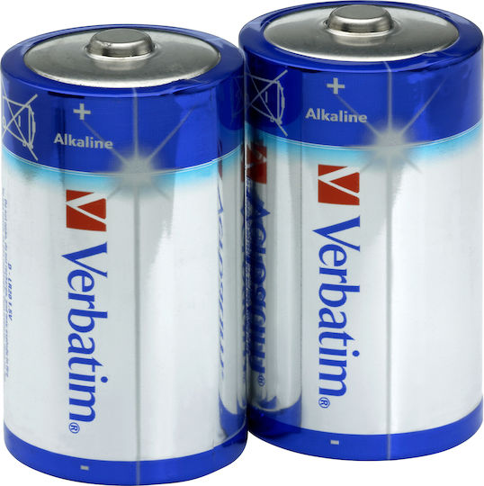 Verbatim Premium Alkaline Μπαταρίες D 1.5V 2τμχ