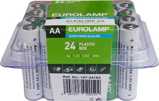 Eurolamp Super Power Αλκαλικές Μπαταρίες AA 1.5V 24τμχ