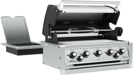 Broil King Imperial S 590 Газово Барбекю Решетка 81брx49брсм. с 5 бр 16кВт и Страничен Нагревател