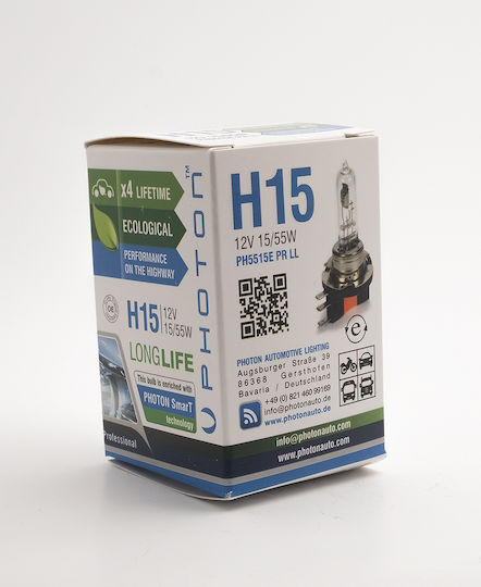 Photon Лампи Автомобила H15 Халогенни 12V 55W 1бр