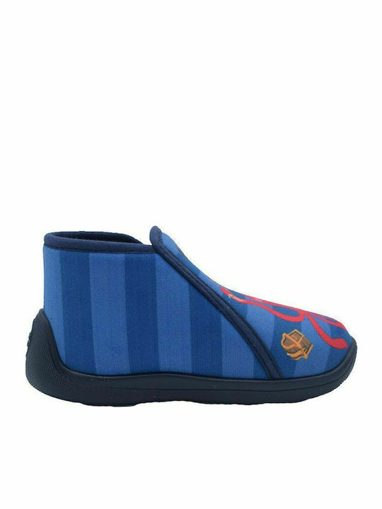 Kinderhausschuhe Stiefel Blau