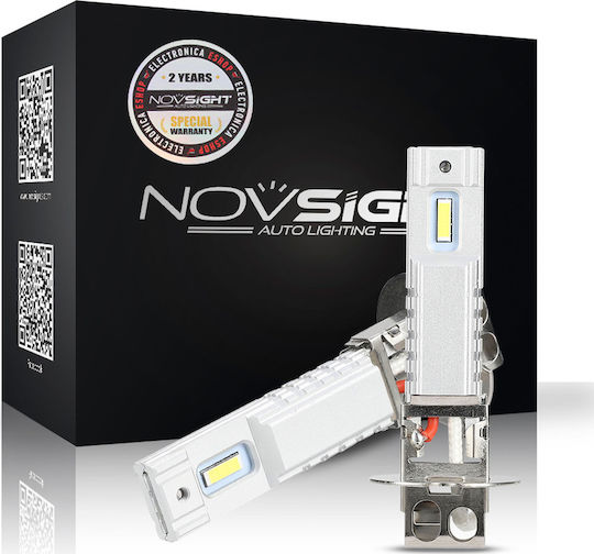 NovSight Lamps Car H3 LED 6000K Cold White 12V 16W