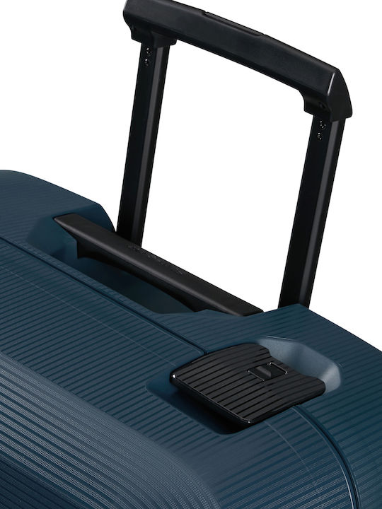 Samsonite MAGNUM Medium Travel Suitcase Hard Navy Blue with 4 Wheels Height 69cm 139846-1549