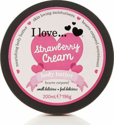 I Love Cosmetics Strawberries & Cream Moisturizing Butter 200ml