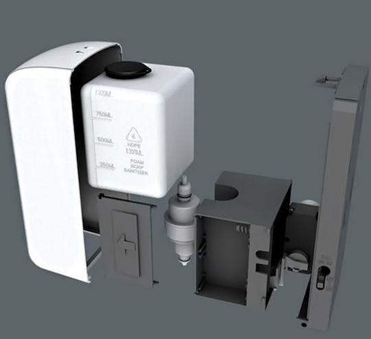 Next Systems Стойка за дезинфектант Автоматичен