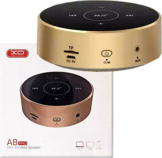 XO A8 Pro Boxă Bluetooth cu Durată de Baterie până la 6 ore Auriu