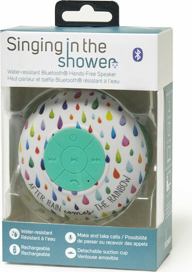 Legami Milano Singing In The Shower Bluetooth Speaker 3W with Battery Life up to 2 hours Multicolour