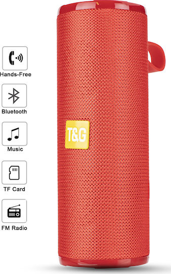 T&G TG-149 Ηχείο Bluetooth 10W με Ραδιόφωνο και Διάρκεια Μπαταρίας έως 4 ώρες Κόκκινο