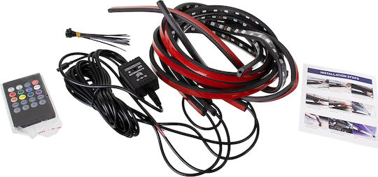 GloboStar IP68 12V 72W Car Underbody LED Tube Kit RGB