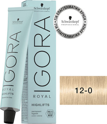 Schwarzkopf Igora Royal Highlifts Blonde Hair Dye 12-0 Flowering Natural 60ml