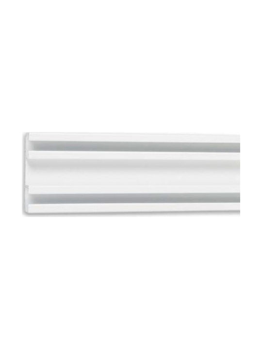 Anartisi Denmark Two-Way Aluminum Curtain Track White 100cm