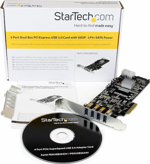 StarTech Κάρτα PCI σε 4 θύρες USB 3.0