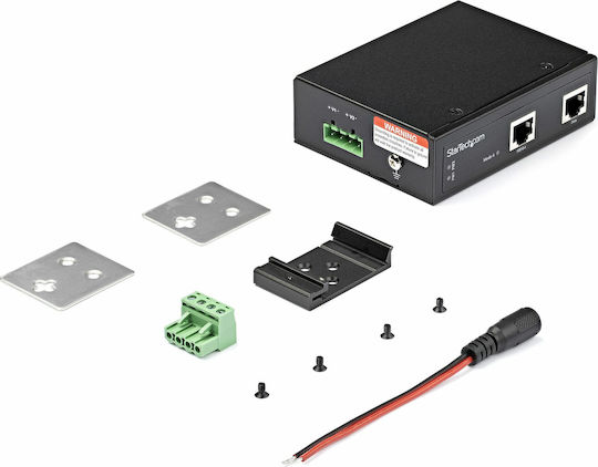 StarTech POEINJ30W Неуправляем L2 PoE+ Switch с 2 Портове Гигабитови (1Gbps) Ethernet
