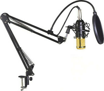 Πυκνωτικό Μικρόφωνο XLR BM-800 Mic Kit Τοποθέτηση Shock Mounted/Clip On Φωνής
