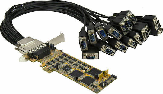 StarTech PCIe Controller with 16 RS232 DB9 Serial Ports