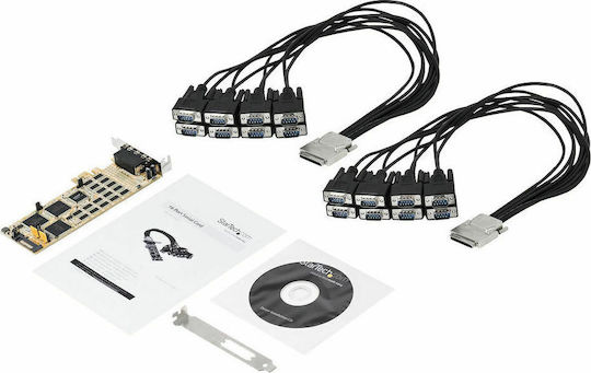 StarTech Κάρτα PCIe σε 16 θύρες RS232 DB9 Serial