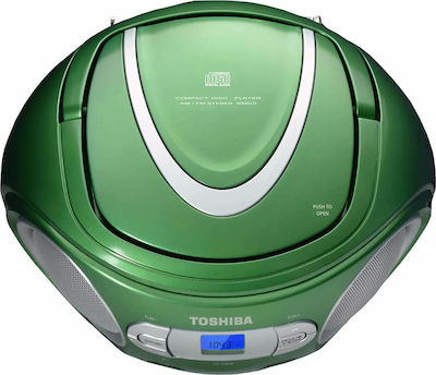 Toshiba Φορητό Ηχοσύστημα TY-CRS9 με CD / Ραδιόφωνο σε Πράσινο Χρώμα