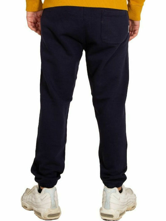 Sweatpants with Elastic Navy Blue
