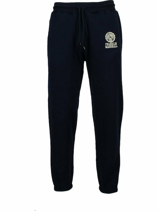 Sweatpants with Elastic Navy Blue