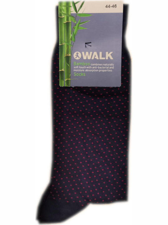 Walk Men's Patterned Socks Blue