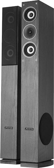 Fenton SHFT52B 100.323 Pair of Hi-Fi Speakers Floor 3 No of Drivers W12xD25xH103.5cm. Black