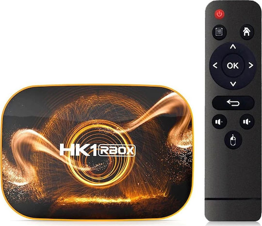 TV Box HK1 Rbox R1 4K UHD με WiFi USB 2.0 / USB 3.0 4GB RAM και 32GB Αποθηκευτικό Χώρο με Λειτουργικό Android 10.0
