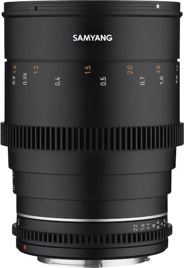 Samyang Full Frame Camera Lens 35mm T1.5 VDSLR MK2 Cine Fixed for Fujifilm X Mount Black