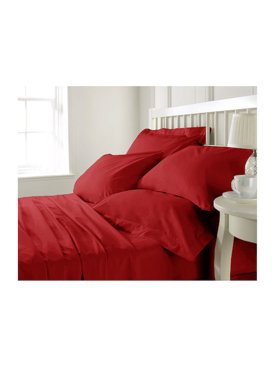 Anna Riska Sheet Sets Queen 240x270cm. Prestige Red 4pcs