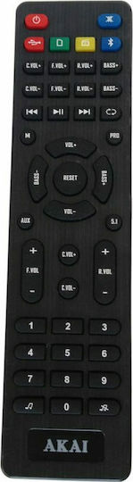 Akai Proffesional Ηχοσύστημα 5.1 HT014A-5086F 105W με Digital Media Player και Bluetooth Μαύρο