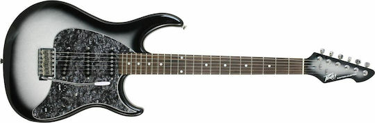 Peavey Raptor Custom Electric Guitar Stratocaster with SSS Pickup Configuration Silverburst